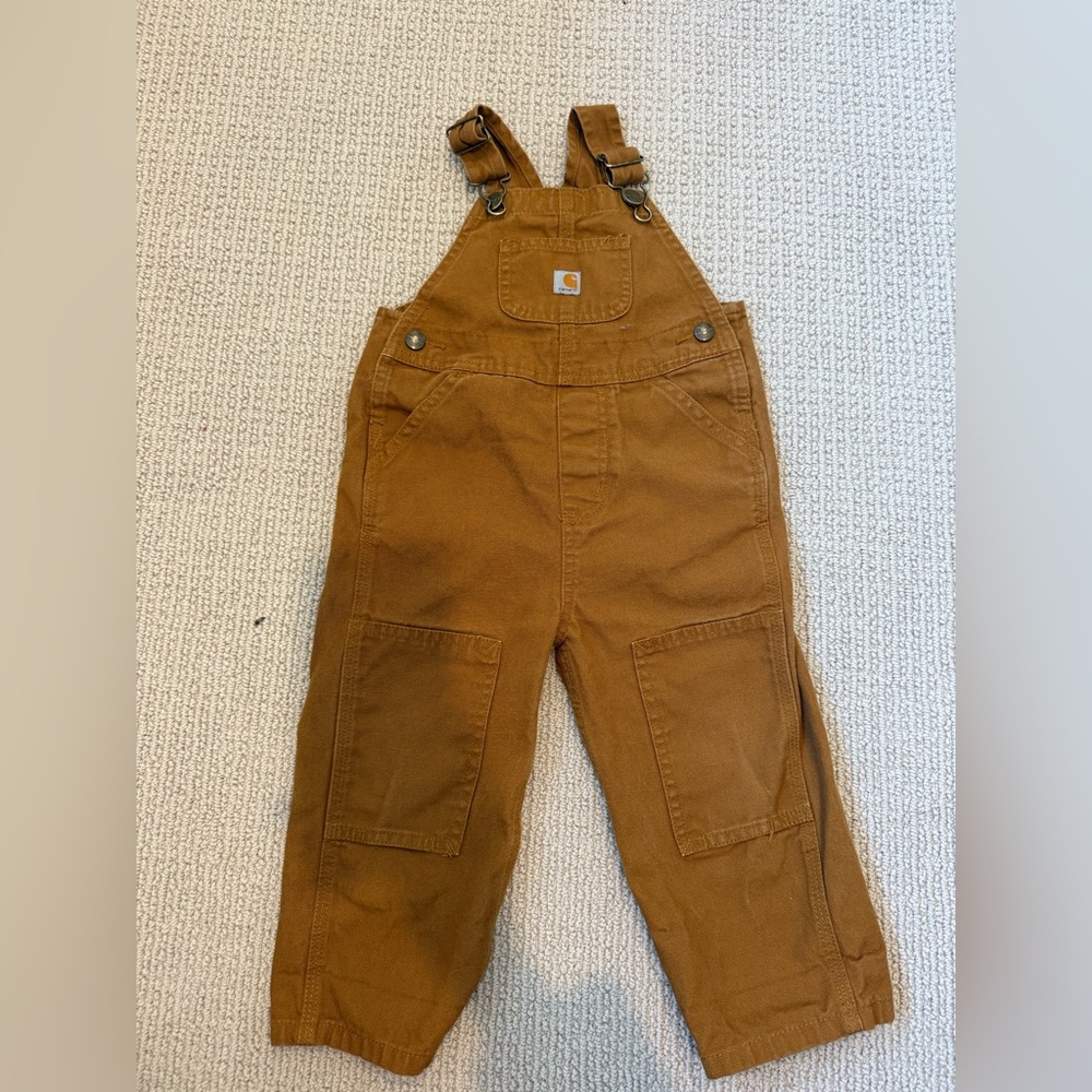 Carhartt Kids Tan Overalls